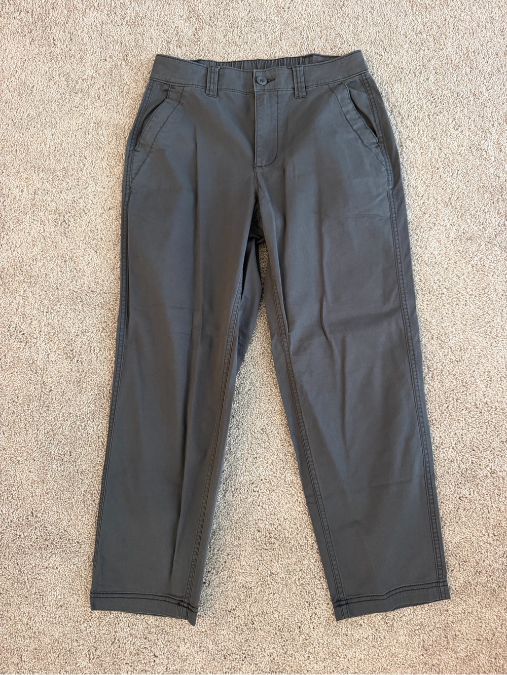 Old Navy Men's Charcoal Gray Chinos